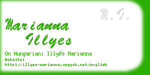 marianna illyes business card
