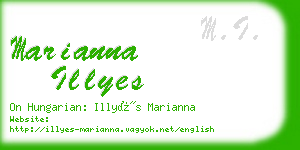 marianna illyes business card